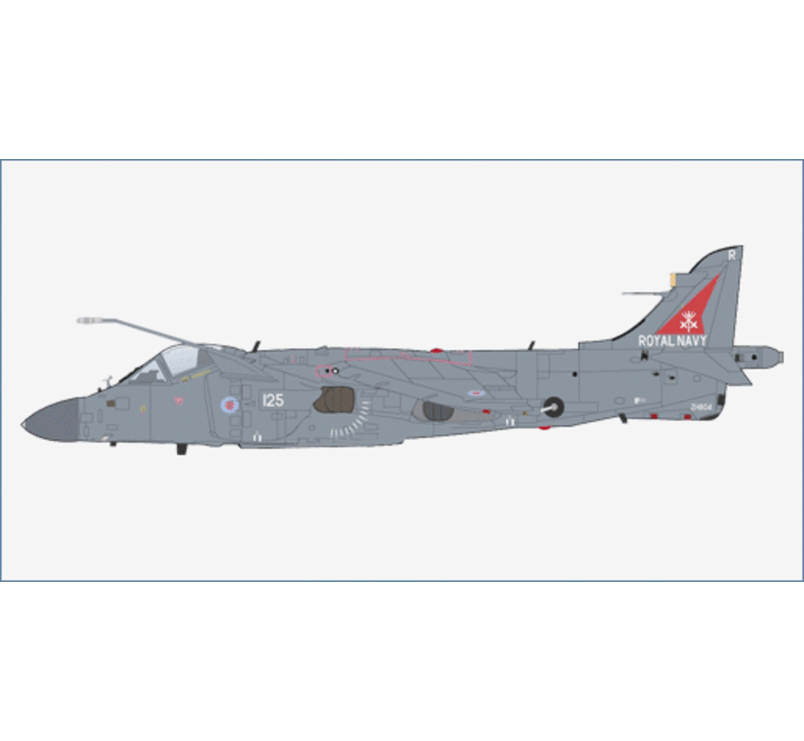 Sea Harrier FA.2 Royal Navy ZH804 RAF Fairford 2002 1:72 (with Sea Eagle missiles) +New Arrival+