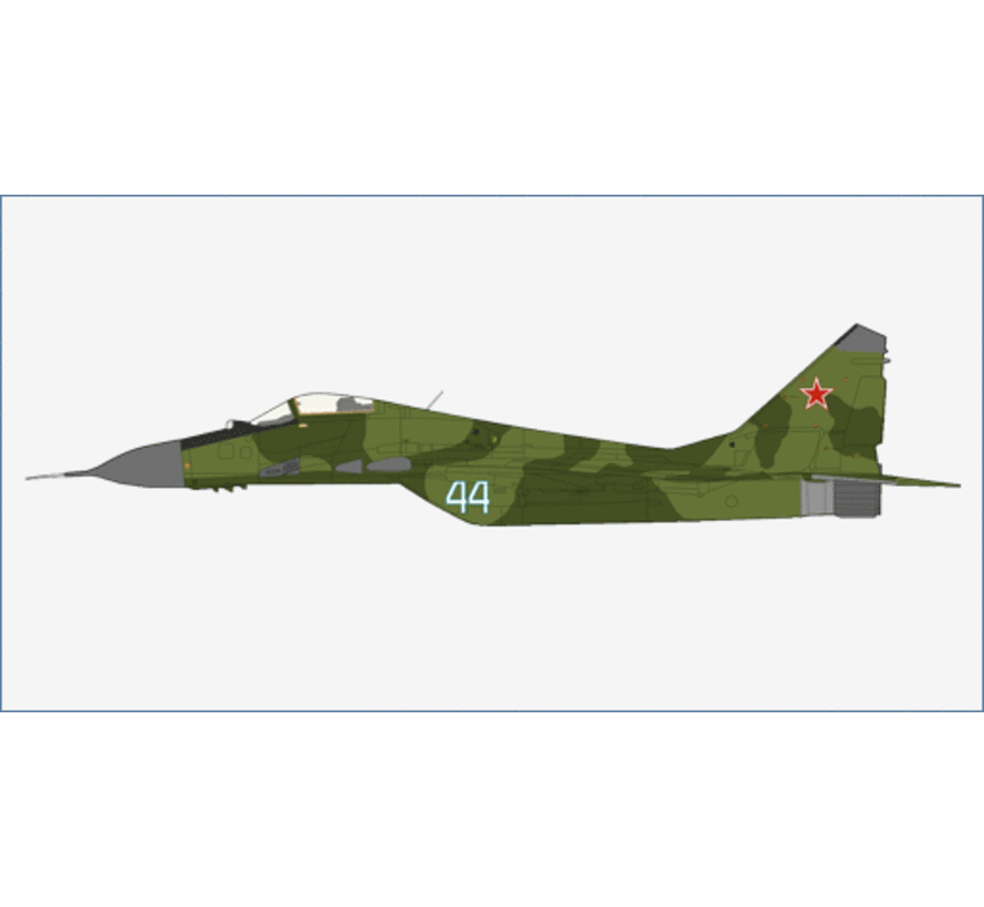MIG-29 9-13 Fulcrum C WHITE 44 733rd IAP  Soviet Air Force Damgarten AB 1994 1:72 +New arrival+