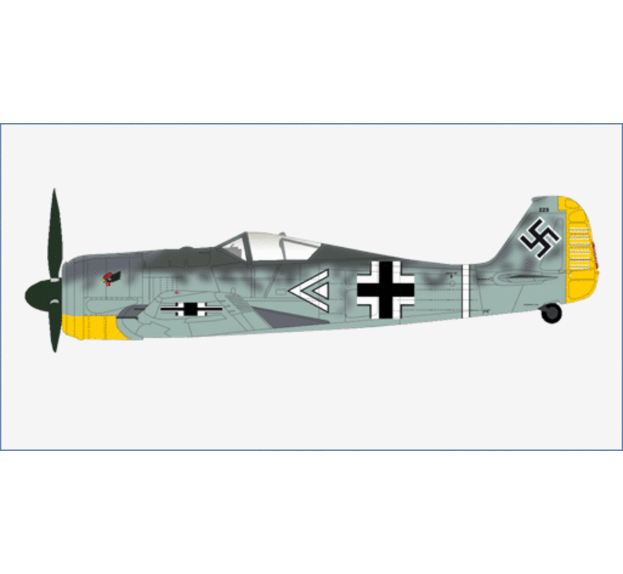 Fw190A-3 III:JG.2 Luftwaffe Commander Hptm. Hans Hahn WWII 1:48 +New Arrival+