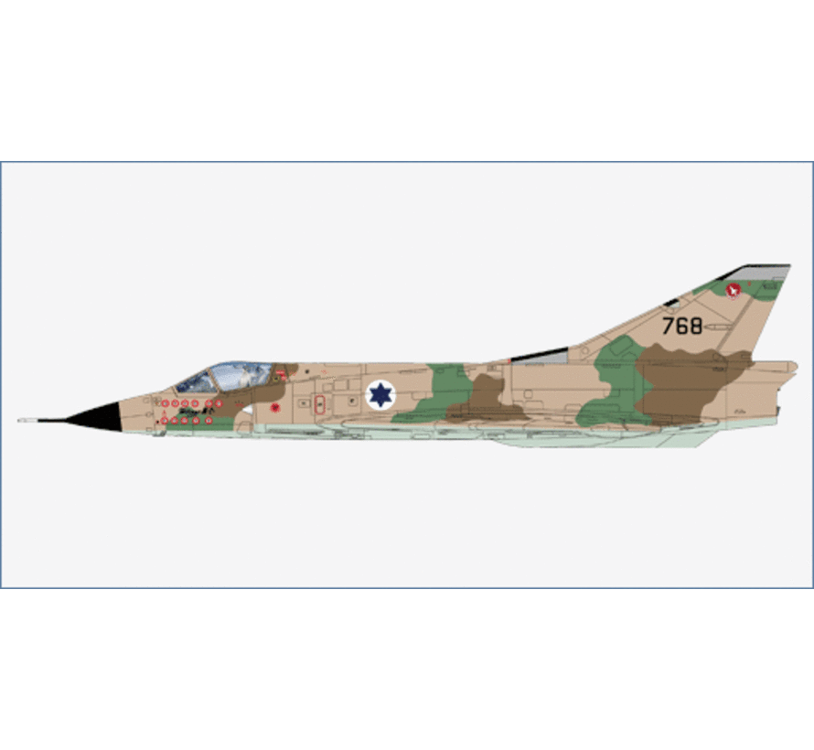 Mirage IIICJ 768 First Jet Squadron 768 Ramat David Air Base Dec 1970 1:72 +pre-order+