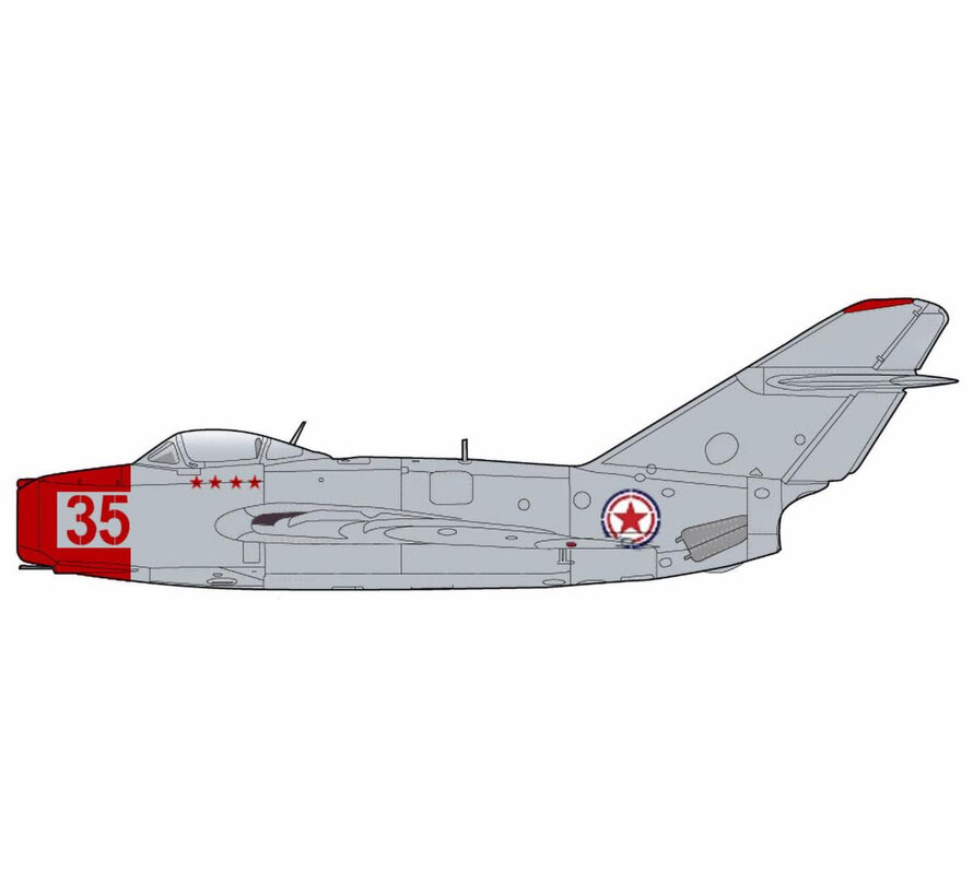 MIG-15bis RED 35 Chinese People's Volunteers AF 1950s 1:72 +PRE-ORDER+