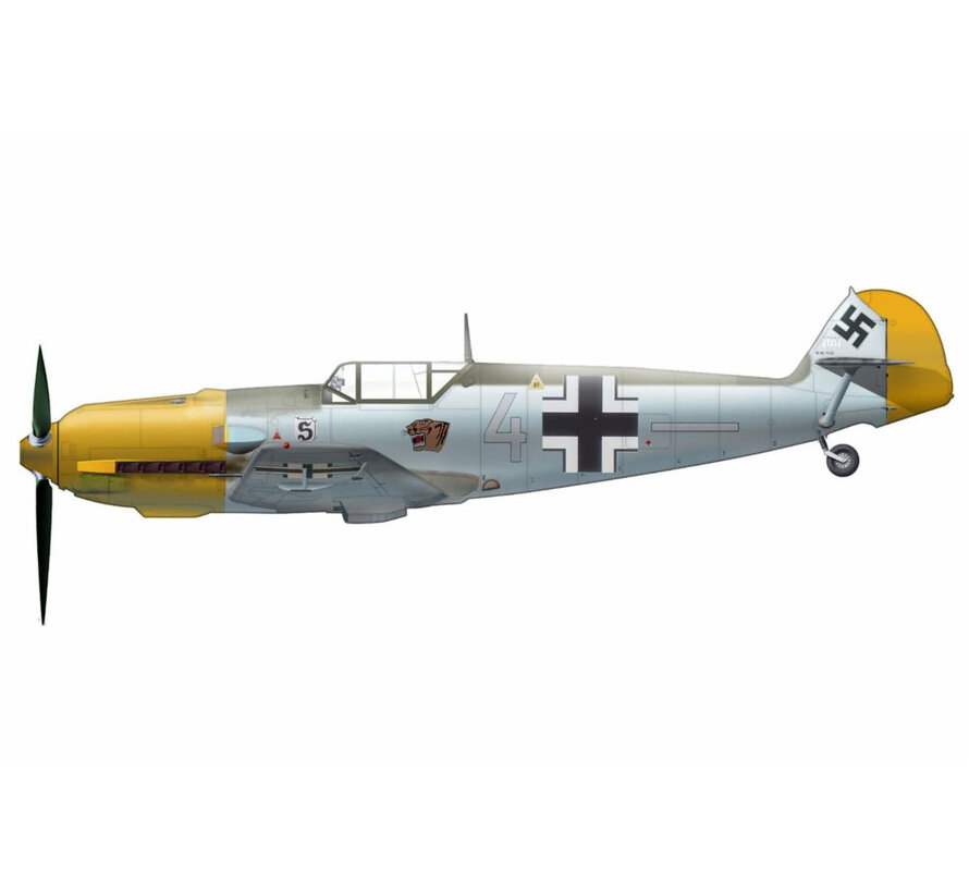 BF109E-3 WHITE4 4/JG 26 Luftwaffe Ufz. Horst Perez Sept 1940 1:48 +PRE-ORDER+