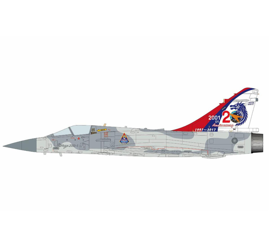 Mirage 2000-5 20th Anniversary of Mirage 2000 1997-2017 ROCAF 1:72  (with weapons) +PRE-ORDER+