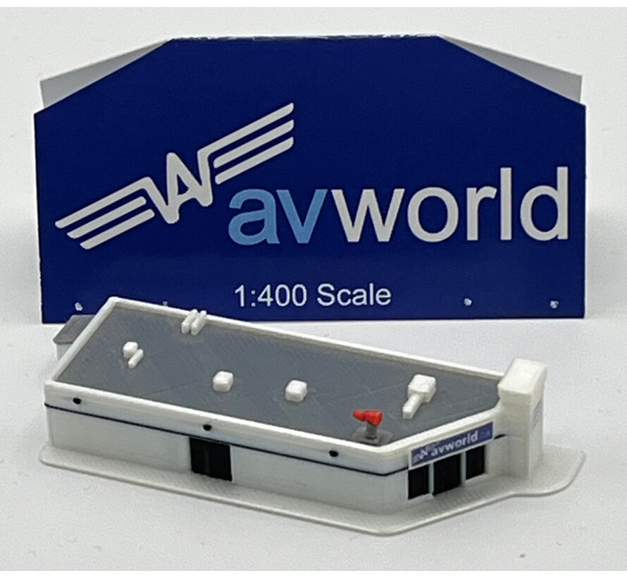 AvWorld Building 1:400 (3D printed  resin plastic)
