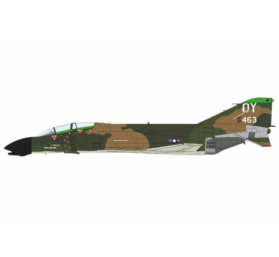 F-4D Phantom II MIG Killer 665th TFS 432nd TRW USAF OY 66-7463 Thailand Oct 1972 1:72 +pre-order+