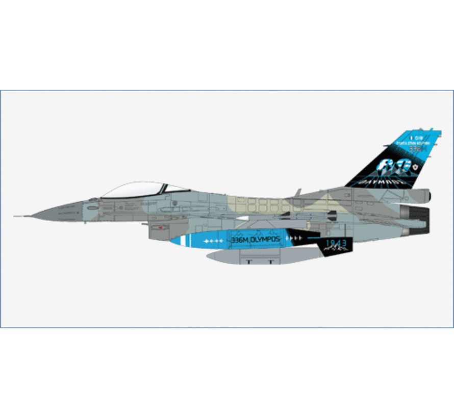 F16 Fighting Falcon 336 Mira 80 Years livery 018 Hellenic Air Force 2023 1:72 (with 2 x GBU-24; 2 x AGM-65) +pre-order+