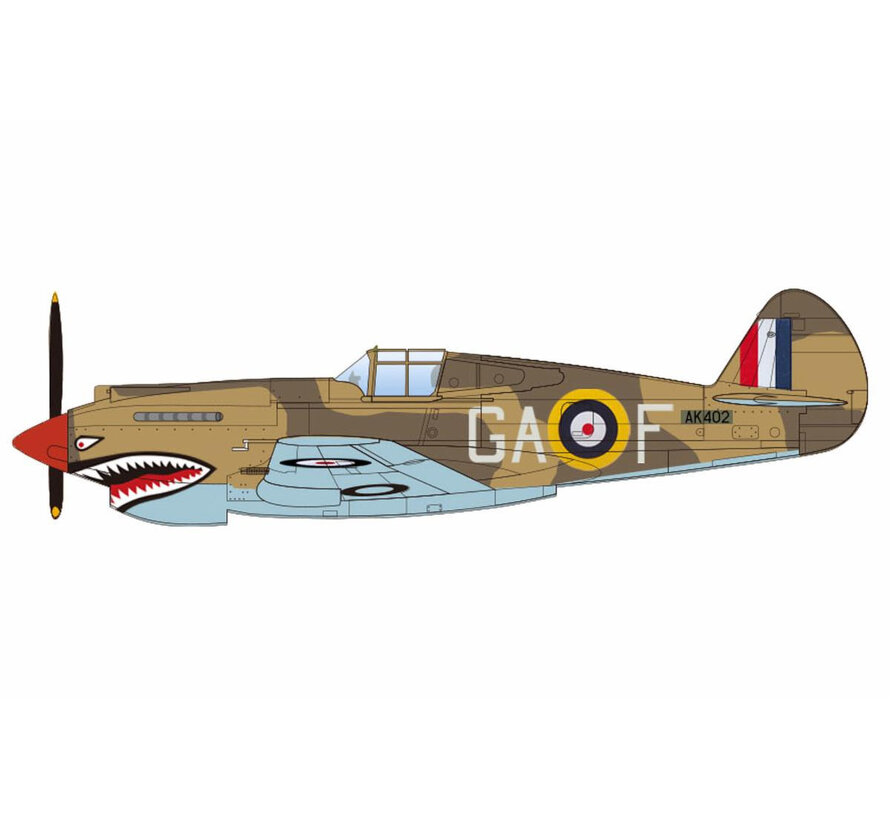 P40 Tomahawk Mk. IIB 112 Squadron RAF Neville F. Duke GA-F Egypt 1941 1:48 +pre-order+