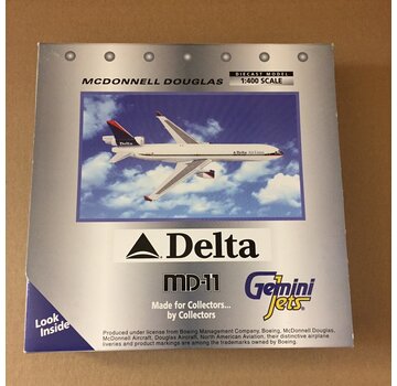 Gemini Jets MD11 DELTA N812DE Interim colours 1997 1:400**Discontinued**
