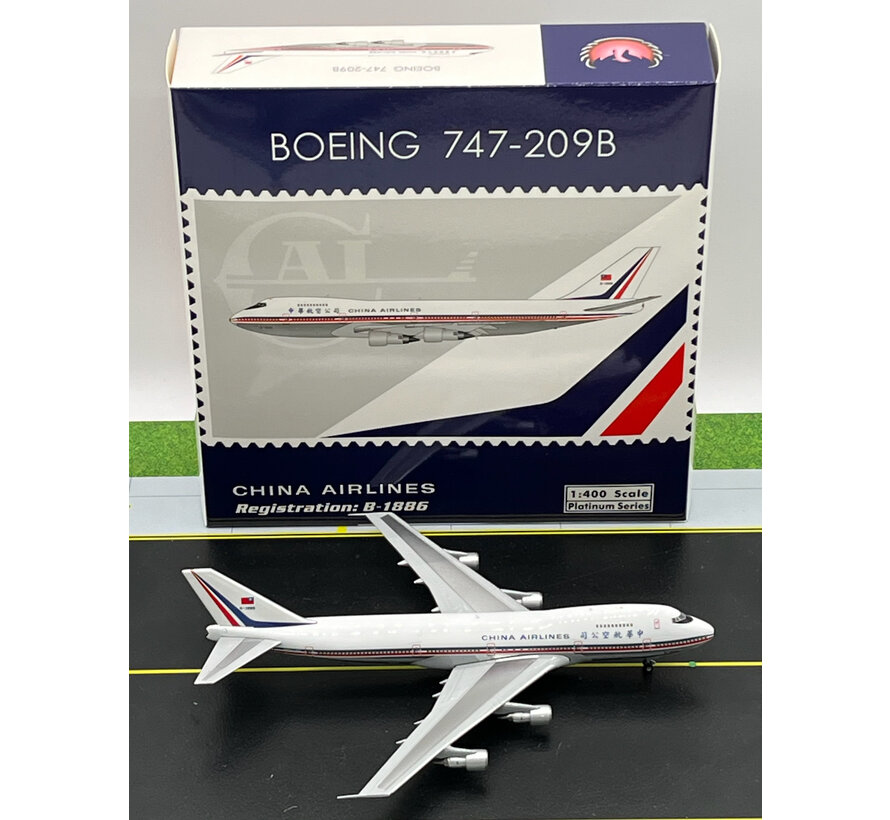 B747-200 China Airlines B-1886 1:400 polished +NEW ARRIVAL+