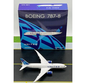 Phoenix Diecast B787-8 Dreamliner United Airlines blue evolution livery N45905 1:400