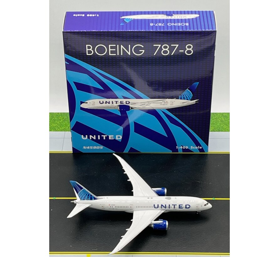B787-8 Dreamliner United Airlines blue evolution livery N45905 1:400