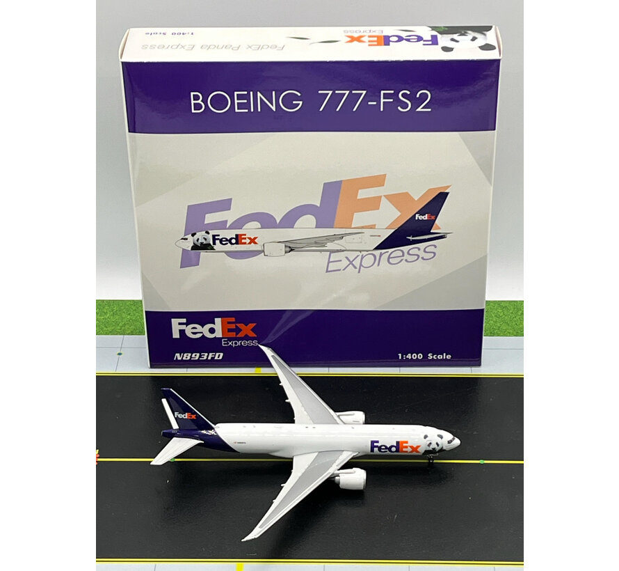 B777-FS2 FedEx Express Panda N893FD 1:400 +NEW ARRIVAL+