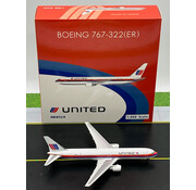 Phoenix Diecast B767-300ER United Airlines Saul Bass livery N641UA 1:400 polished