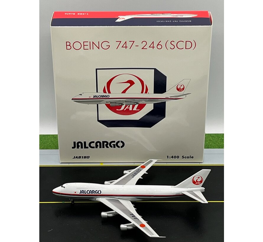 B747-200F JAL Cargo Japan Airlines Cargo JA8180 1:400 polished +NEW ARRIVAL+
