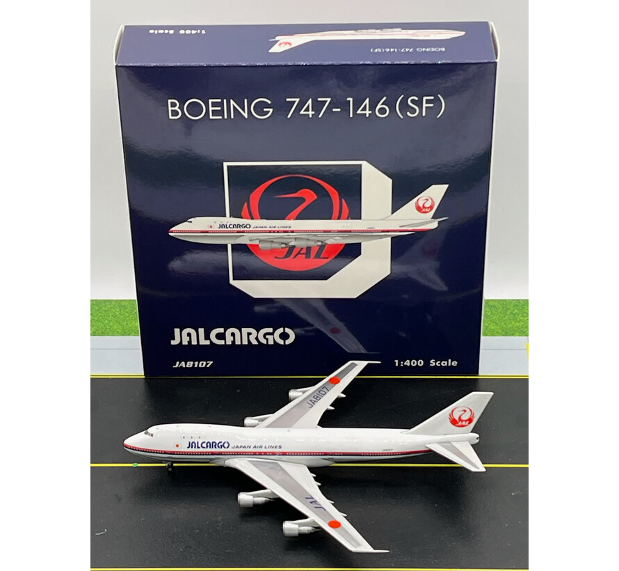 B747-100SF JAL Cargo Japan Airlines Cargo JA8107 1:400 polished