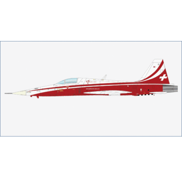 Hobby Master F-5E Tiger II Patrouille Suisse 2025 1:72 (with decals for pilot names & plane numbers) +Pre-order+