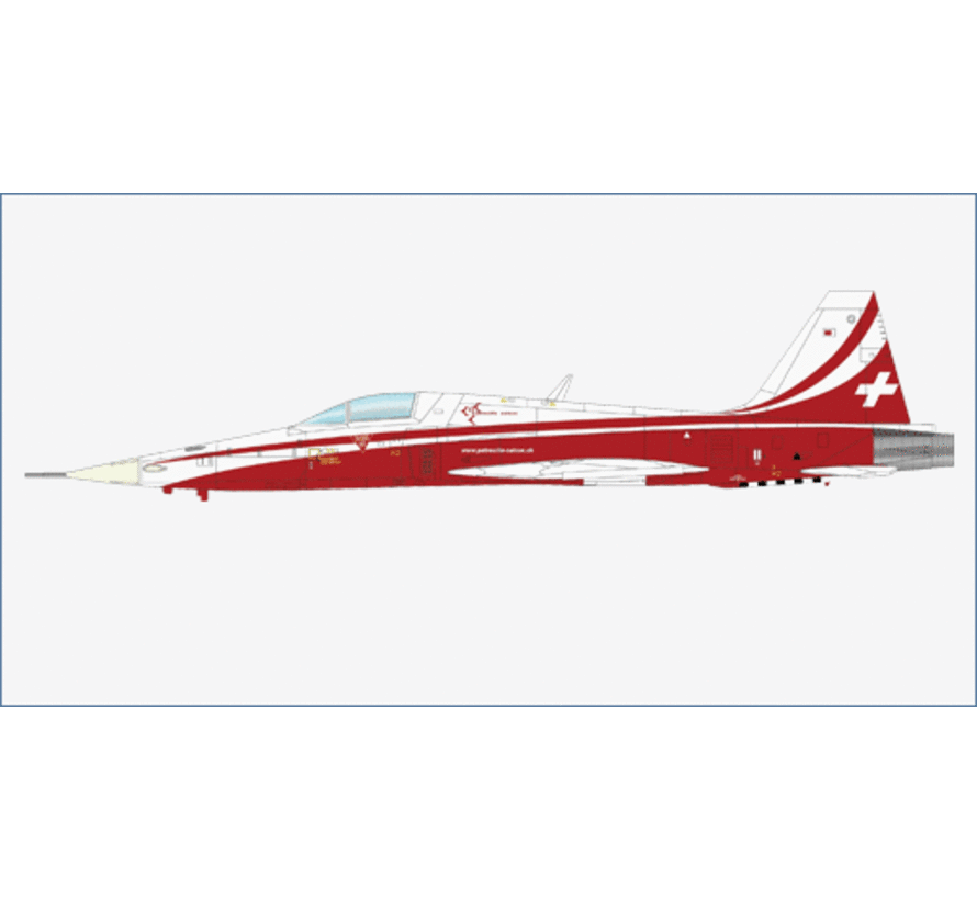 F-5E Tiger II Patrouille Suisse 2025 1:72 (with decals for pilot names & plane numbers) +Pre-order+