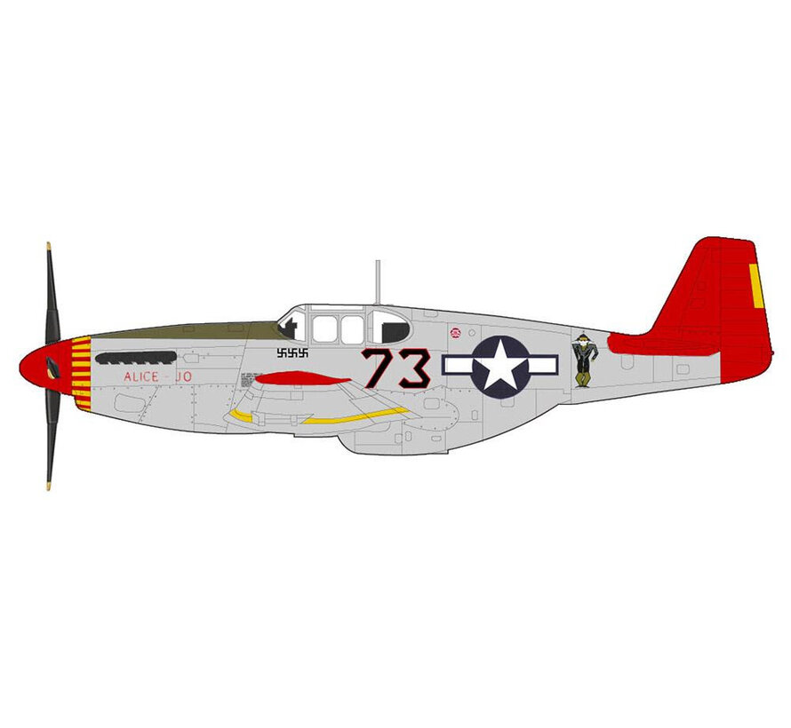 P51C Mustang  302nd FS 73 Alice-Jo Pilot Capt. Wendell Pruitt Ramitelli Italy 1944 1:48 +pre-order+