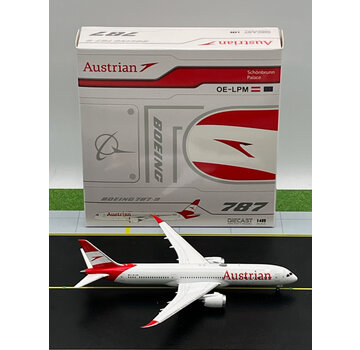 JC Wings B787-9 Dreamliner Austrian Airlines OE-LPM 1:400 flaps down +New arrival+