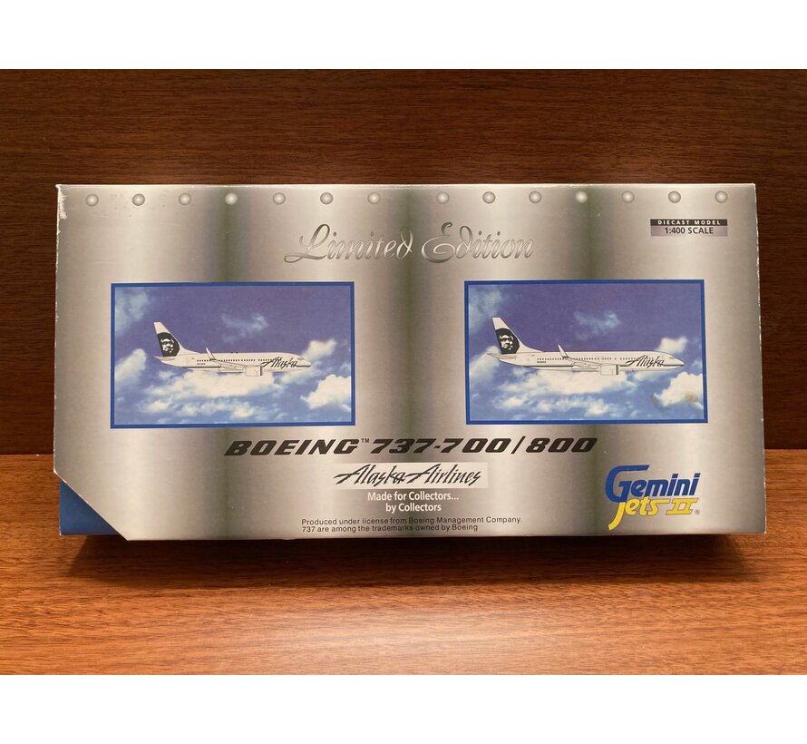 B737-700/800 Alaska set [2-pack] 1:400**Collection sale