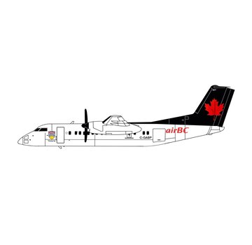 3D Design Deck dash-8-300 Air Canada Air BC 1993 green tail livery C-GABP 1:200 +pre-order+