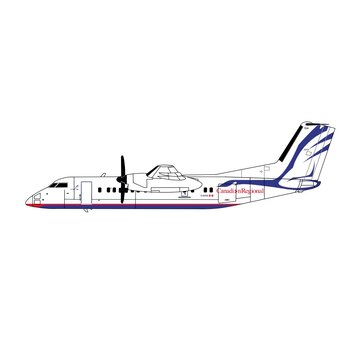 3D Design Deck dash-8-Q300 Canadian Regional Final Goose Livery C-GHTA 1:400 +pre-order+