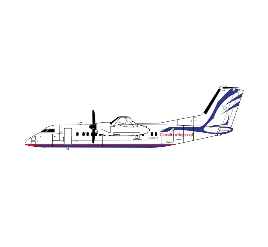 dash-8-Q300 Canadian Regional Final Goose Livery C-GHTA 1:400 +pre-order+