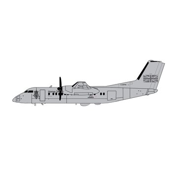 3D Design Deck dash-8 Q300 British Home Office C-GFMX 1:400 +pre-order+