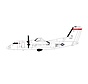 E9A Widget dash-8-100 USAF US Air Force 84-0047 Tyndall AFB 1:400 +New Arrival+