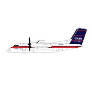 3D Design Deck dash-8-100 USAir Express red cheatline blue tail N937HA 1:400