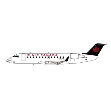 3D Design Deck CRJ200 Air Canada 1993 green tail livery C-FWJT 1:400  +New arrival+