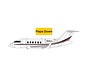Challenger CL650 Netjets N208QS 1:400 flaps down +pre-order+