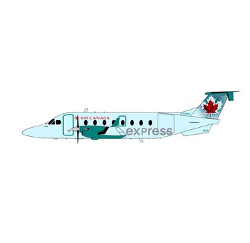 3D Design Deck Beech B1900D Air Canada express 2004 ice blue livery C-GORA 957 1:200   +pre-order+