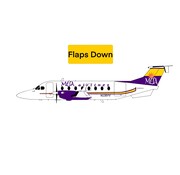 3D Design Deck Beech B1900D Mesa Airlines N135YV 1:200 flaps down  +pre-order+