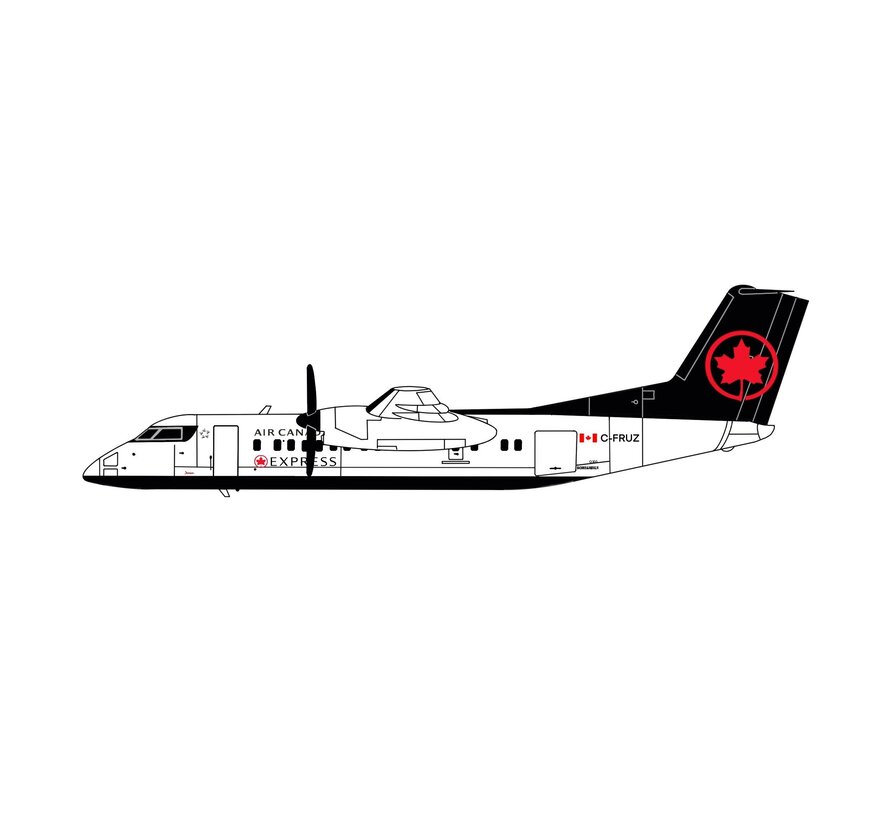 dash-8-300 Air Canada express jazz 2017 livery C-FRUZ 1:200 +pre-order+