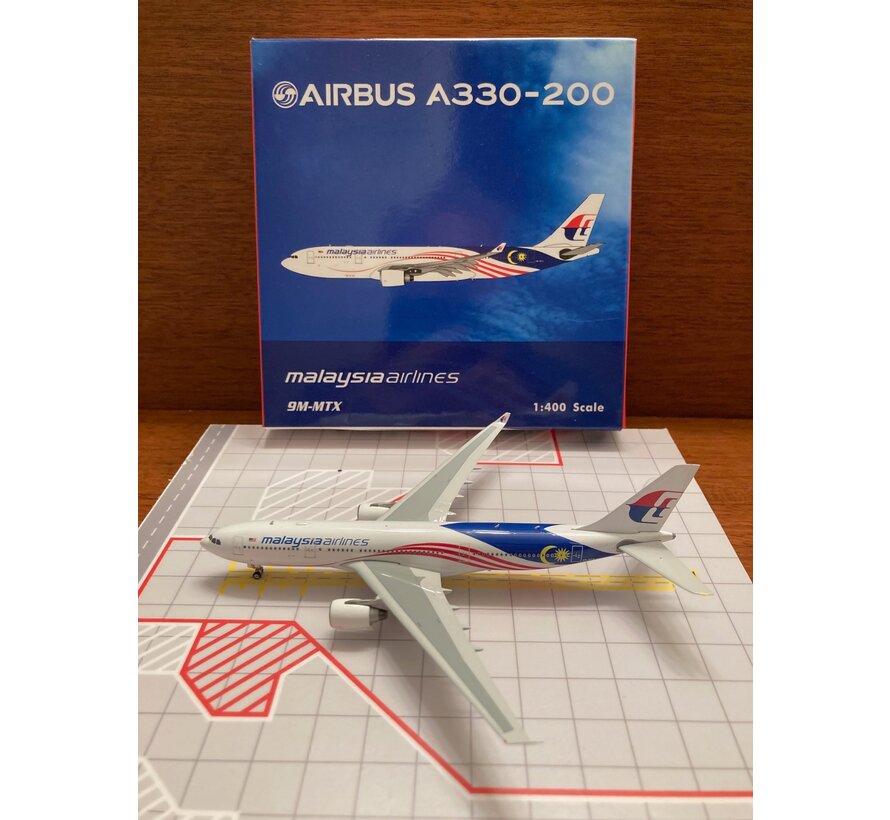 A330-200 Malaysia Negaraku 9M-MTX 1:400 **Collection sale