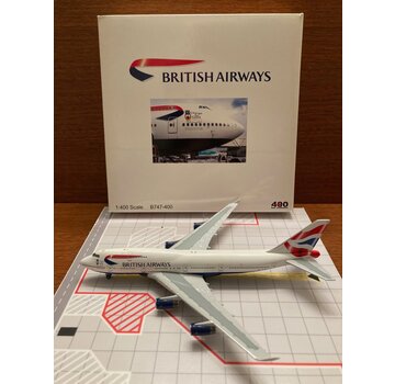 BigBird B747-400 British Airways G-BNLZ 'Change for Good' 1:400**Collection sale