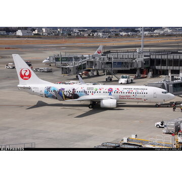 Phoenix Diecast B737-800W JAL Japan Airlines Gundam JA642J 1:400 winglets +pre-order+