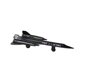 Runway 24 SR71 US Air Force Blackbird (no drone) with runway section