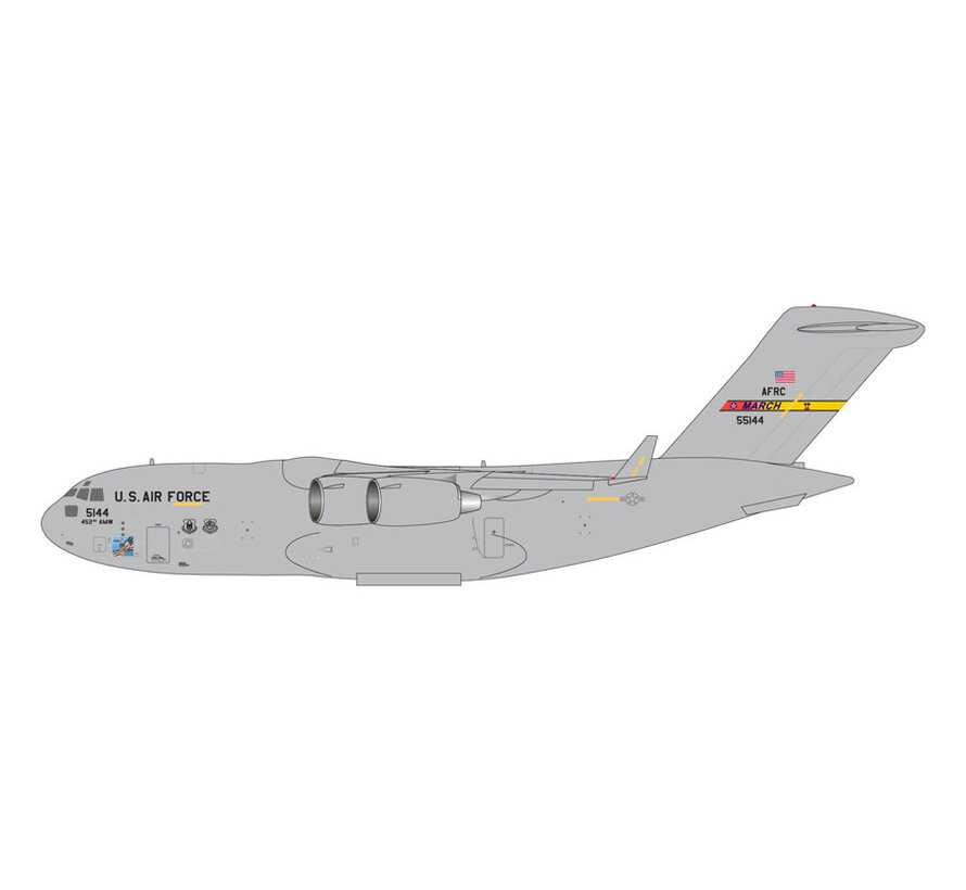 C17A Globemaster III U.S. Air Force March Air Reserve Base 55144 1:400