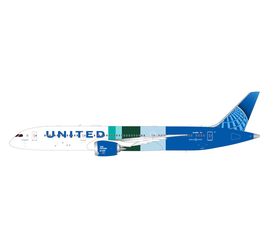 B787-9 Dreamliner United Airlines The Future is SAF N24988 1:400 +New Arrival+