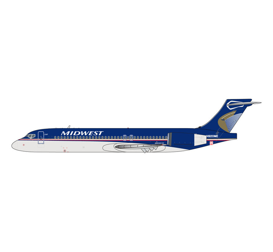 B717-200 Midwest Airlines N920ME 1:400 +New Arrival+