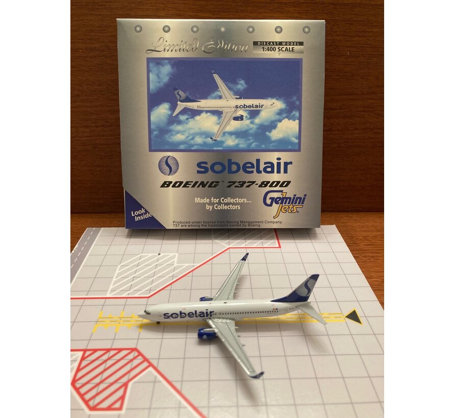 B737-800W SOBELAIR OO-VAS 1:400**Collection sale