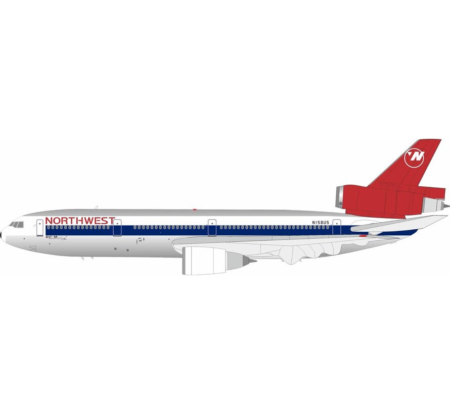 DC10-40 Northwest Airlines (Orient livery) N158US 1:200  +Pre-order+
