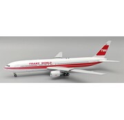 InFlight B767-300ER TWA Trans World Airlines red polygon livery N691LF 1:200 +Pre-order+