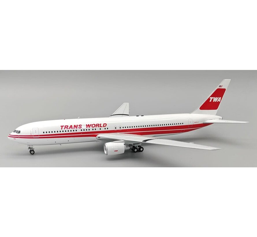 B767-300ER TWA Trans World Airlines red polygon livery N691LF 1:200