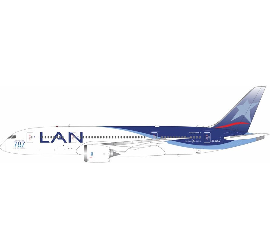 B787-8 Dreamliner LAN Airlines final livery CC-BBA 1:200  +New Arrival+