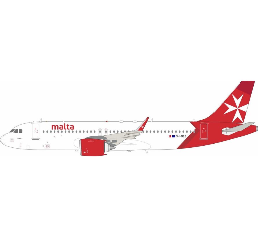 A320neo KM Malta Airlines 9H-NEG 1:200 +New arrival+