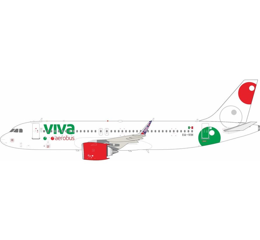 A320neo VivaAerobus XA-VIH 1:200 +New Arrival+
