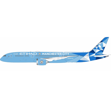 InFlight B787-9 Dreamliner Etihad Manchester City blue livery A6-BND 1:200 +pre-order+